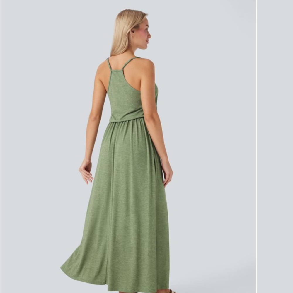 HALARA Sage Green Maxi Dress - Picture 2 of 7